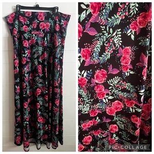 LuLaRoe maxi skirt 3x NWOT